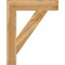 Ekena Millwork Traditional Block Rough Sawn Bracket, Western Red Cedar, 6"W x 32"D x 40"H BKT06X32X40TRA05RWR - alternate 4